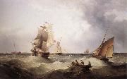 John ward of hull The Barque Columbia oil painting on canvas